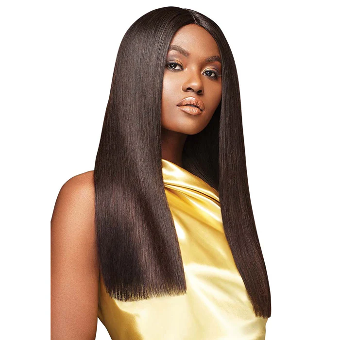 OUTRE MYTRESSES GOLD LABEL 100% HUMAN HAIR WEAVE WITH CLOSURE - NATURAL STRAIGHT 10-22"