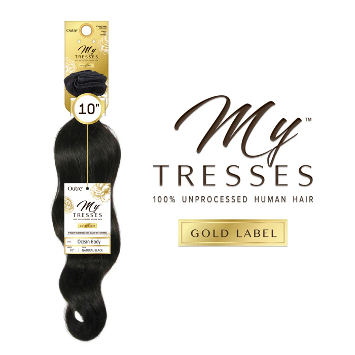 Outre MyTresses Gold Label 100% Unprocessed Human Hair 8+ Weave - OCEAN BODY 10-22" - Image 3