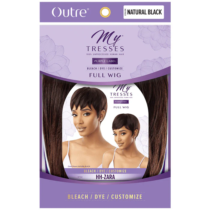 Outre MyTresses Purple Label 100% Unprocessed Human Hair Full Wig HH - ZARA - Image 6