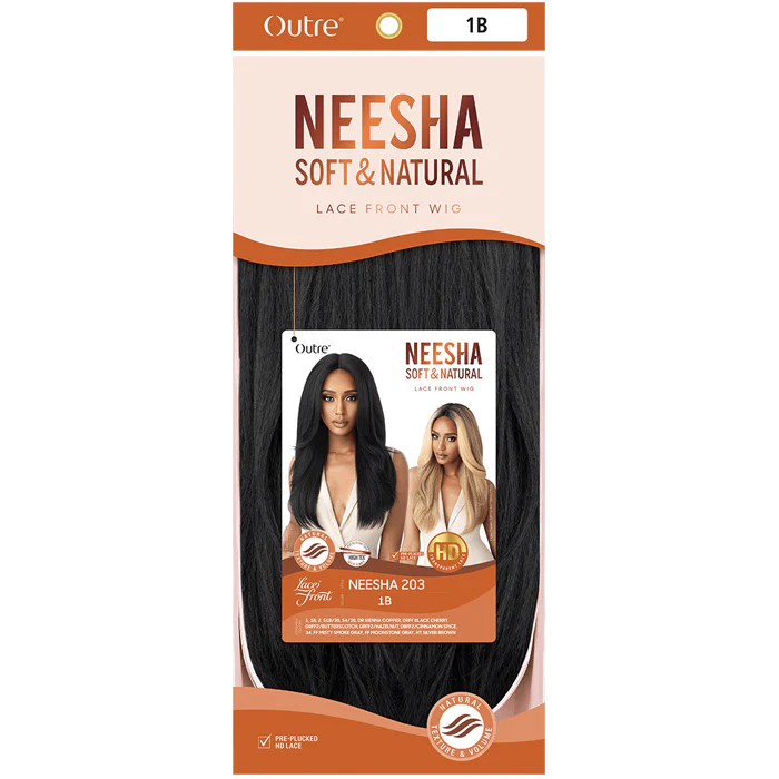 Outre Neesha Soft & Natural HD Lace Front Wig - NEESHA 203 - Image 6