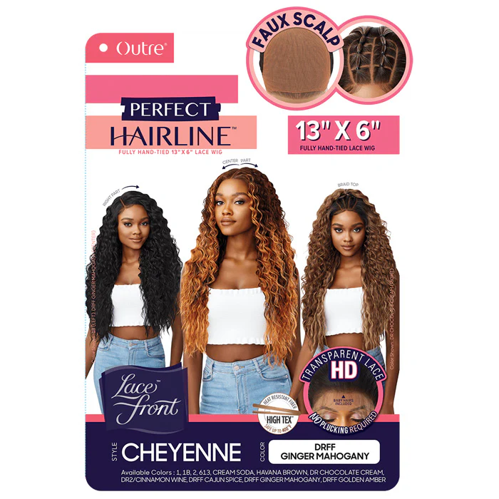 Outre Perfect Hairline Glueless 13x6 Faux Scalp HD Lace Front Wig - CHEYENNE - Image 4