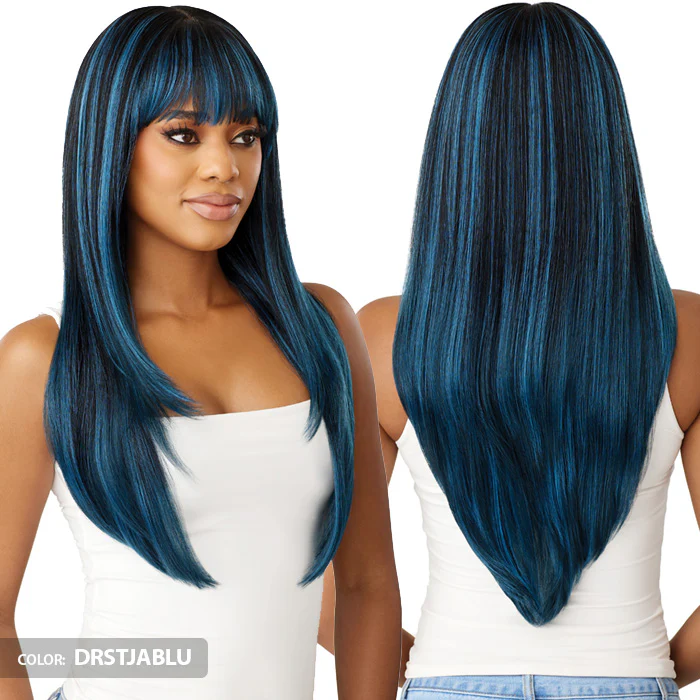 Outre Perfect Hairline Glueless 13x6 HD Lace Front Wig - KATRINA - Salon-Styled Bangs - Image 3
