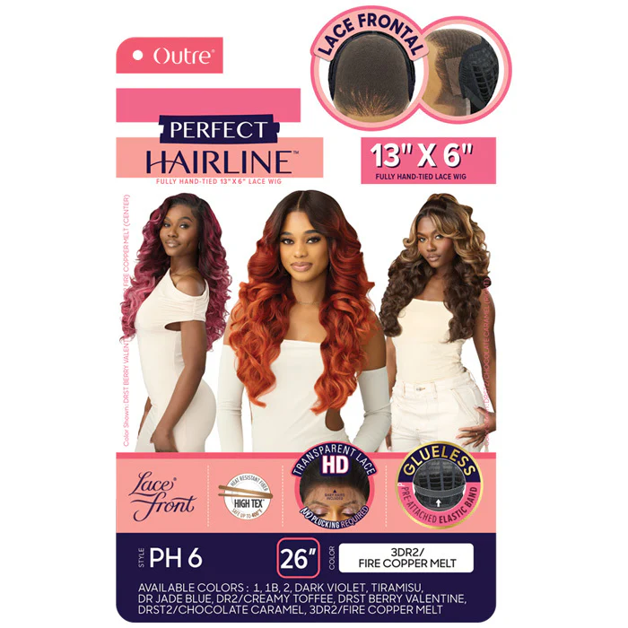 Outre Perfect Hairline Glueless 13x6 HD Lace Front Wig - PH 6 - Image 4