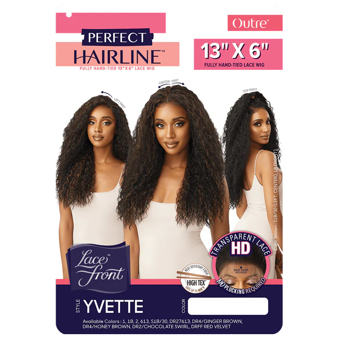 Outre Perfect Hairline Glueless 13x6 HD Swiss Lace Front Wig - YVETTE - Image 4