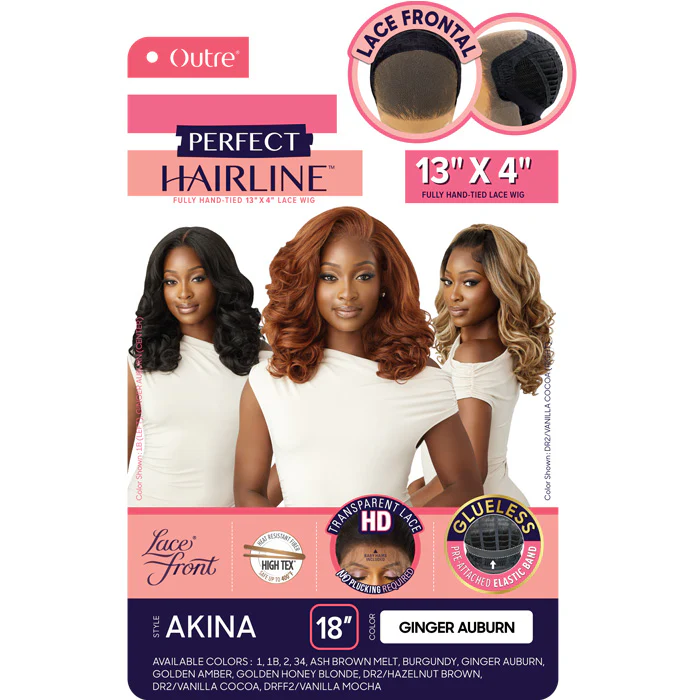 Outre Perfect Hairline Glueless Hand-Tied 13x4 HD Lace Front Wig - AKINA - Image 4