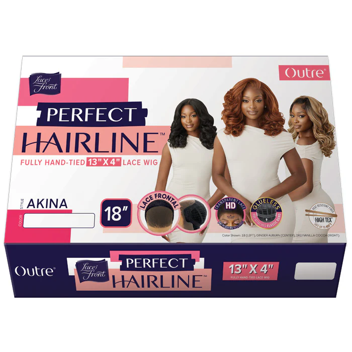 Outre Perfect Hairline Glueless Hand-Tied 13x4 HD Lace Front Wig - AKINA - Image 5