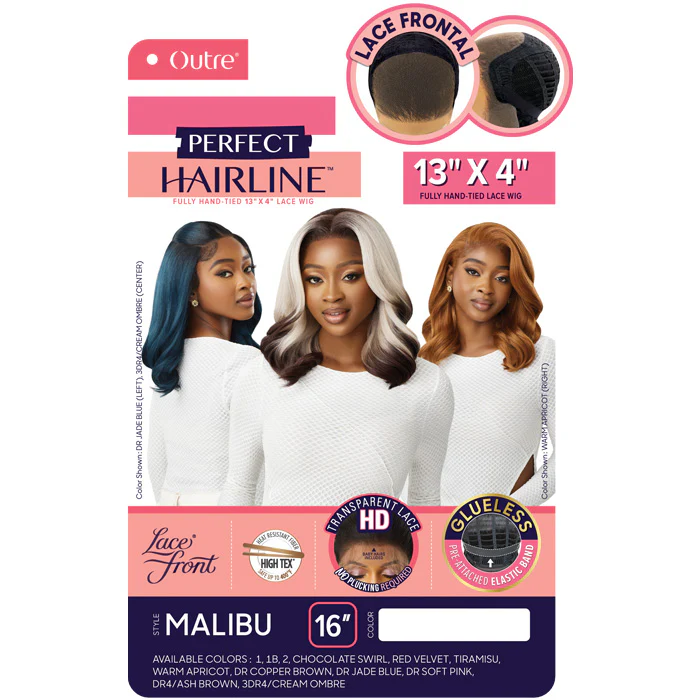 Outre Perfect Hairline Glueless Hand-Tied 13x4 HD Lace Front Wig - MALIBU - Image 4