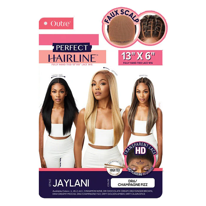 Outre Perfect Hairline Glueless HD 13x6 Faux Scalp Lace Front Wig - JAYLANI - Image 4