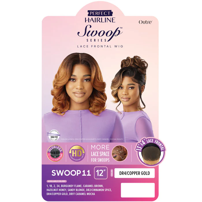 Outre Perfect Hairline Swoop Glueless 13x4 HD Lace Front Wig - SWOOP 11 - Image 4