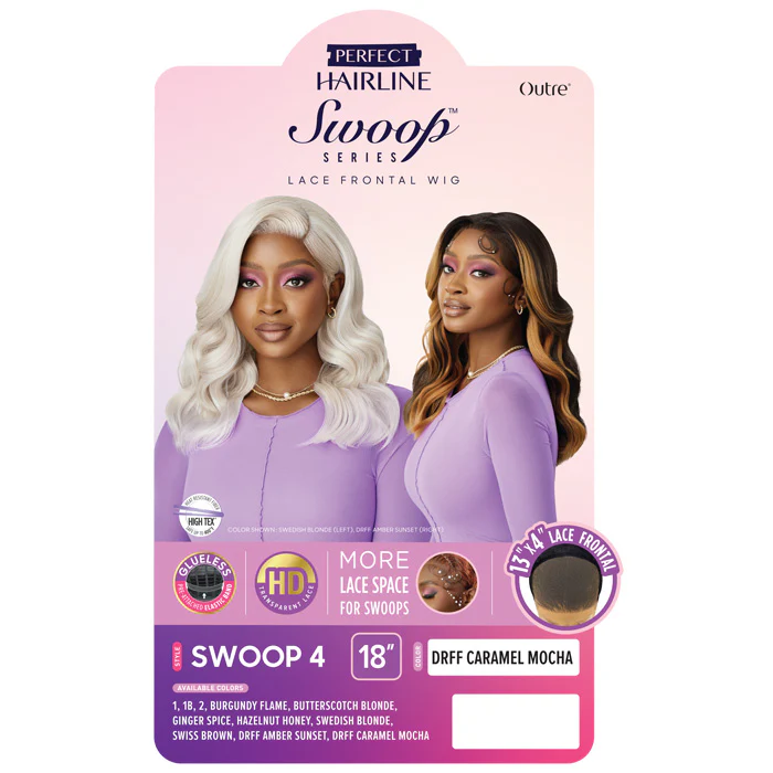 Outre Perfect Hairline Swoop Glueless 13x4 HD Lace Front Wig - SWOOP 4 - Image 4