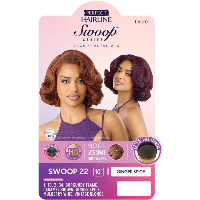 Outre Perfect Hairline Swoop Glueless 13x4 HD Lace Frontal Wig - SWOOP 22 - Image 4