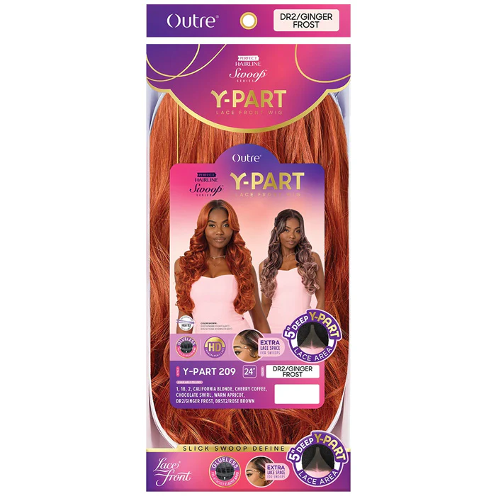 Outre Perfect Hairline Swoop Glueless HD 5" Deep Lace Y-Parting Front Wig - Y-PART 209 - Image 5