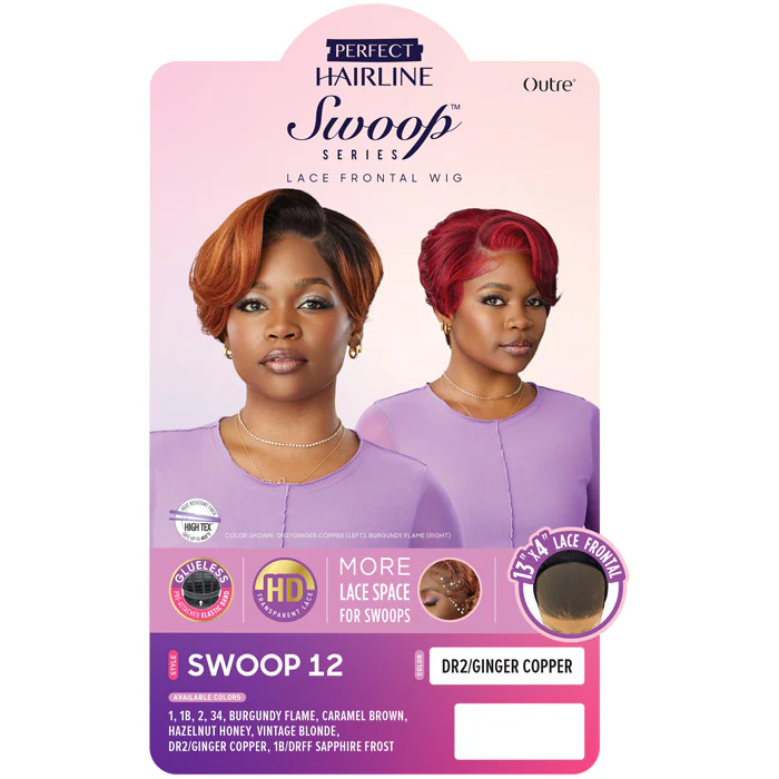 Outre Perfect Hairline Swoop Series Glueless 13x4 HD Lace Front Wig - SWOOP 12 - Image 4