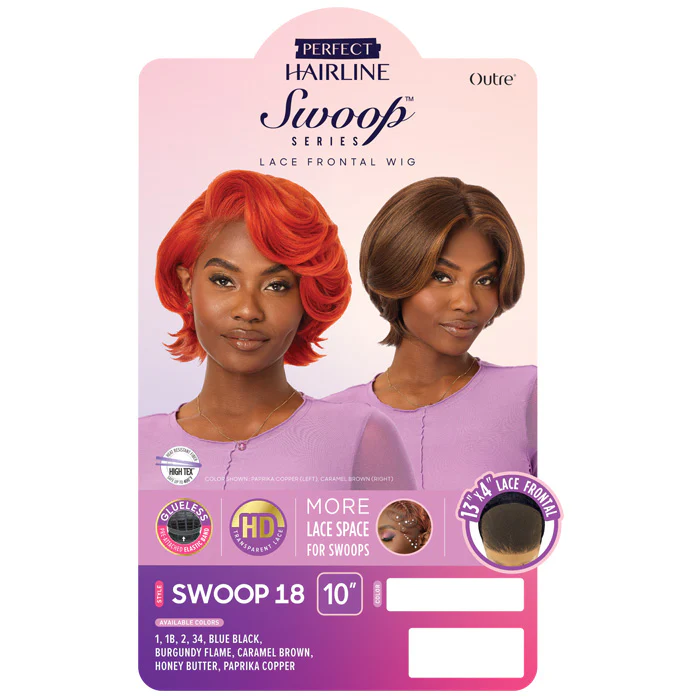 Outre Perfect Hairline Swoop Series Glueless 13x4 HD Lace Frontal Wig - SWOOP 18 - Image 4