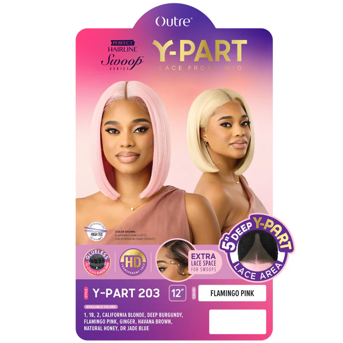 Outre Perfect Hairline Swoop Series Glueless 5" Deep Y-Part HD Lace Front Wig - Y-PART 203 - Image 4