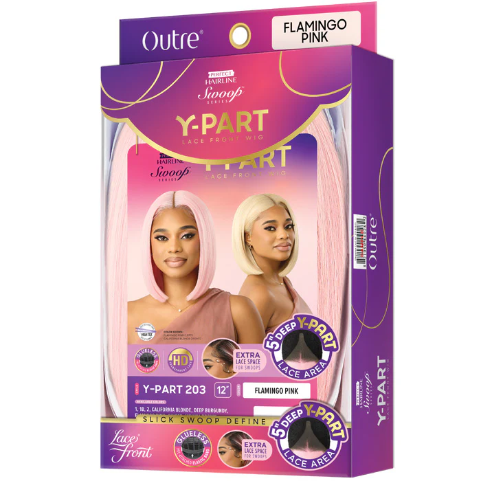 Outre Perfect Hairline Swoop Series Glueless 5" Deep Y-Part HD Lace Front Wig - Y-PART 203 - Image 5