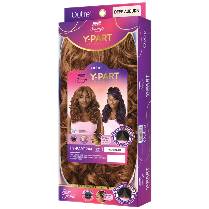 Outre Perfect Hairline Swoop Series Glueless 5" Deep Y-Part HD Lace Front Wig - Y-PART 204 - Image 5
