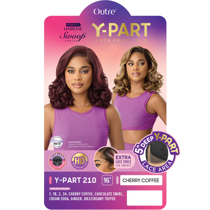 Outre Perfect Hairline Swoop Y-Part Glueless HD 5" Deep Lace Part Wig - Y-PART 210 - Image 5