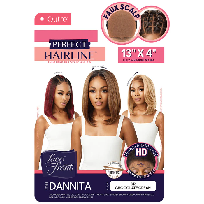 Outre Synthetic Lace Front Wig Perfect Hairline 13x4 FAUX SCALP DANNITA - Image 6