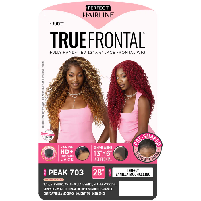 Outre Perfect Hairline True Frontal Glueless Fully Hand-Tied 13x6 Pre-Shaped HD Lace Front Wig - PEAK 703 - Image 4