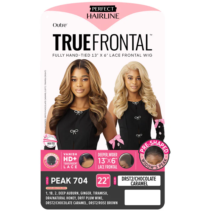 Outre Perfect Hairline True Frontal Glueless Hand-Tied 13x6 HD Lace Front Wig - PEAK 704 - Pre-Shaped - Image 4