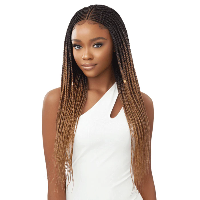 Outre Pre-Braided Glueless HD 13X4 Lace Frontal Wig - FULANI MICRO CORNROW BRAIDS - Image 2