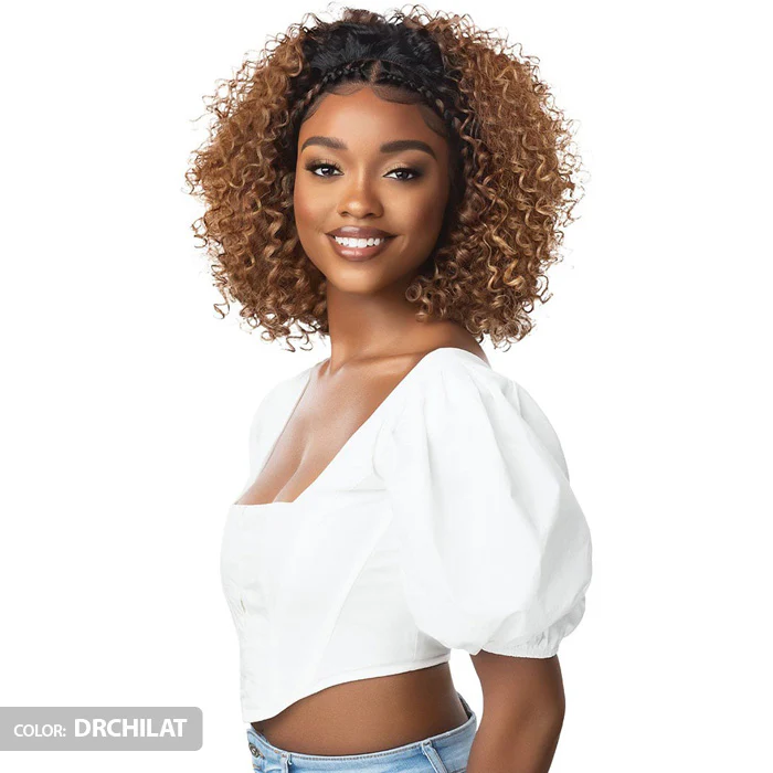 Outre Pre-Styled Glueless 13X2 HD Lace Front Wig - HALO STITCH BRAID 14" - Image 2