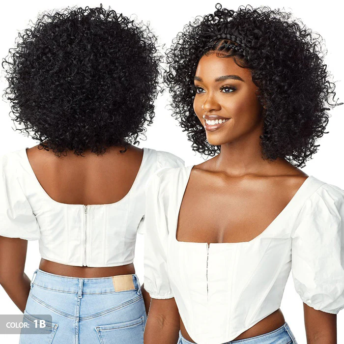 Outre Pre-Styled Glueless 13X2 HD Lace Front Wig - HALO STITCH BRAID 14" - Image 3