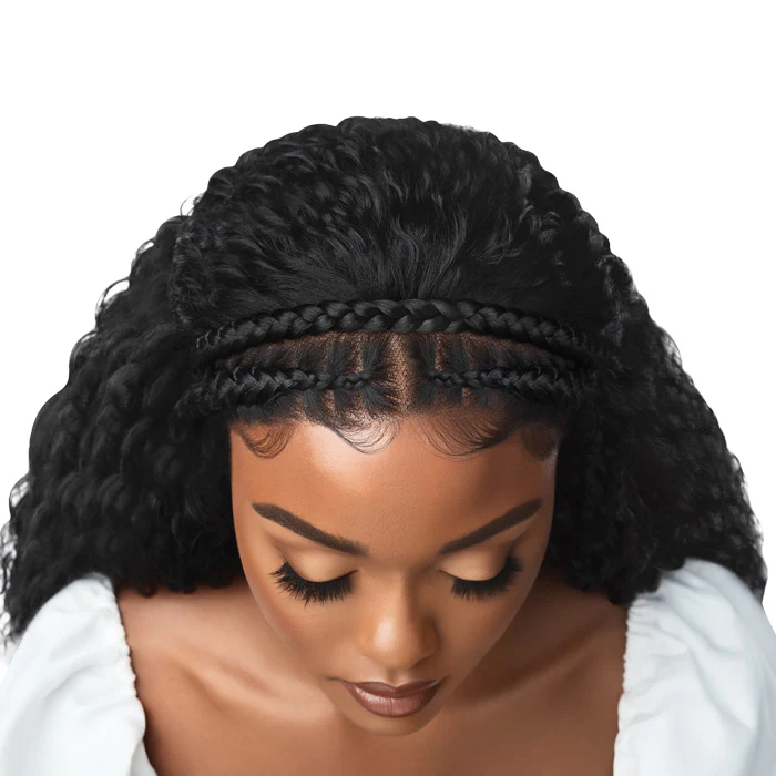 Outre Pre-Styled Glueless 13X2 HD Lace Frontal Wig - HALO STITCH BRAID 26" - Image 3