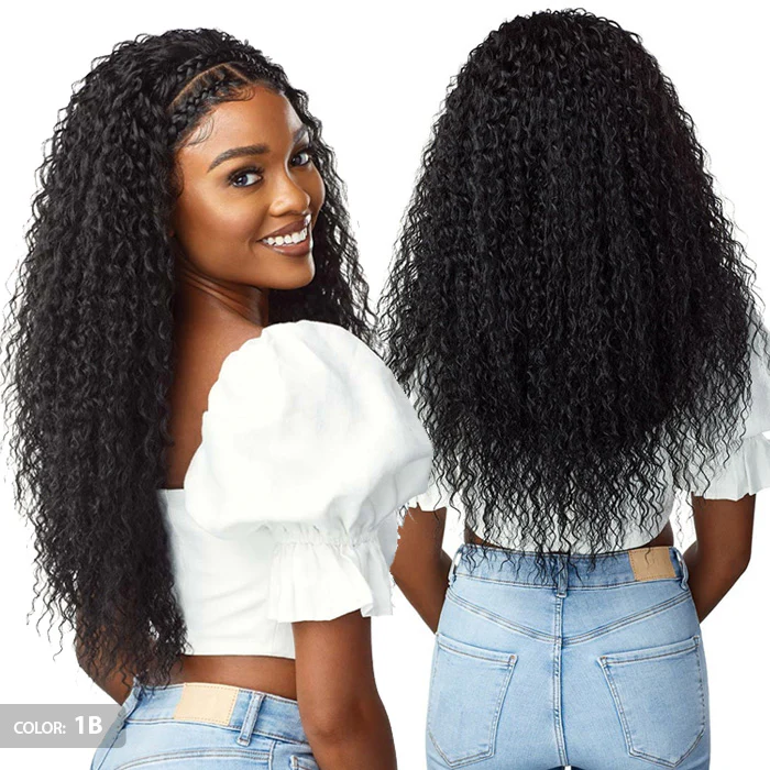 Outre Pre-Styled Glueless 13X2 HD Lace Frontal Wig - HALO STITCH BRAID 26" - Image 4