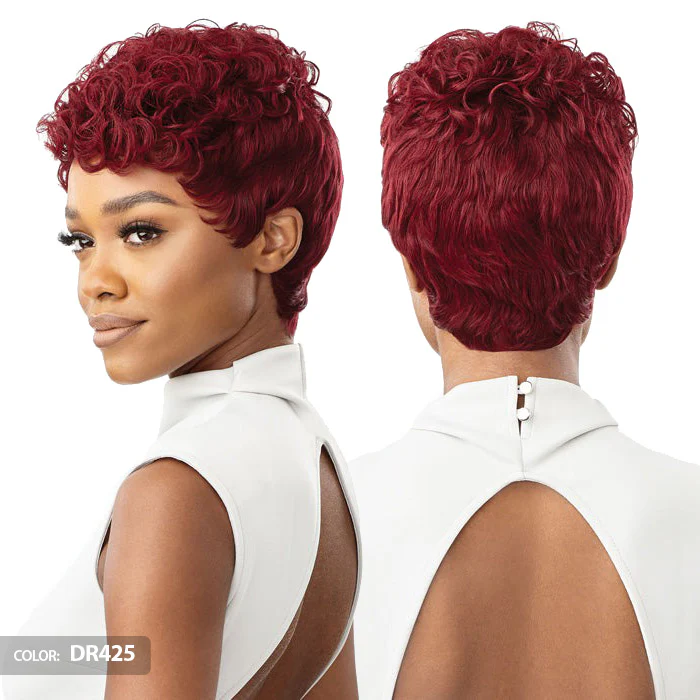 Outre Premium Duby 100% Human Hair Clipper Cut Full Wig - RAVEN - Image 3