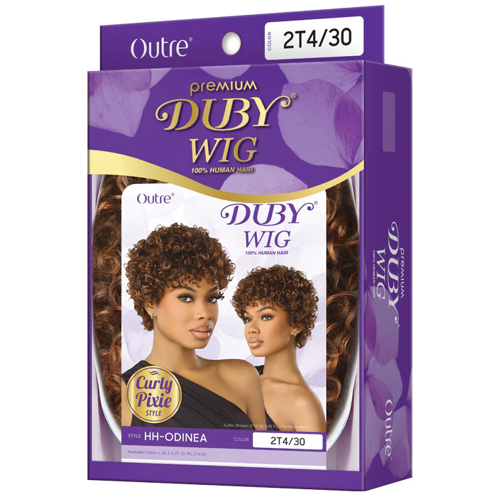 Outre Premium Duby 100% Human Hair Full Wig - HH-ODINEA - Curly Pixie - Image 4