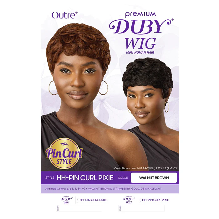 Outre Premium Duby 100% Human Hair Full Wig - HH-PIN CURL PIXIE - Image 4