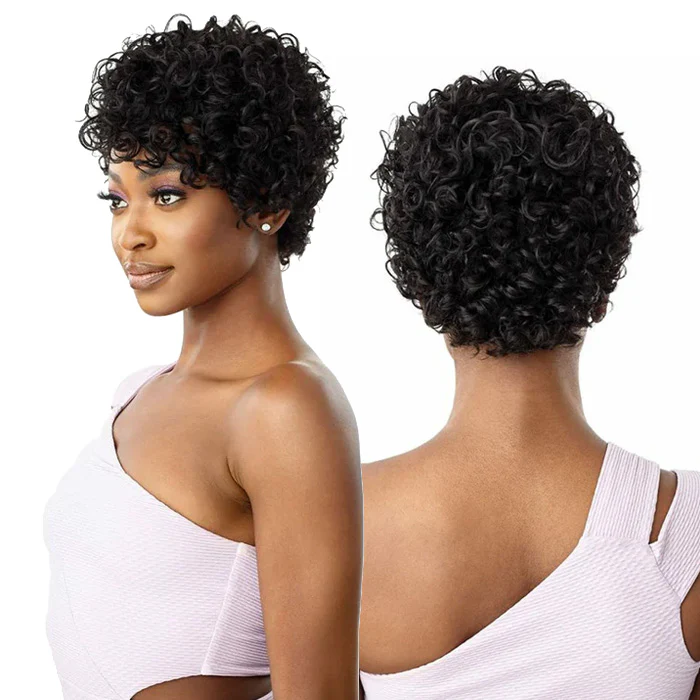 Outre Premium Duby Full Wig 100% Human Hair - HH-SOFT CURLY CUT - Image 3