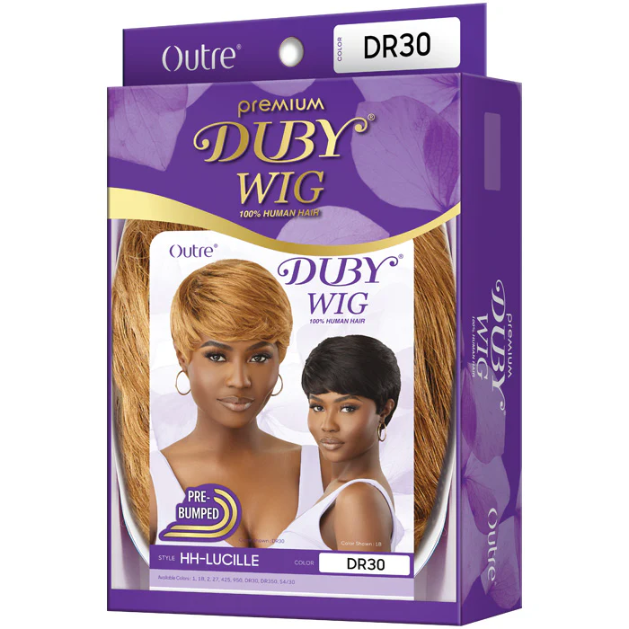 Outre Premium Duby Wig Full Wigs - HH-LUCILLE - 100% HUMAN HAIR - Image 4