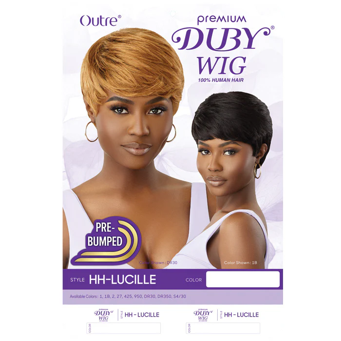 Outre Premium Duby Wig Full Wigs - HH-LUCILLE - 100% HUMAN HAIR - Image 5