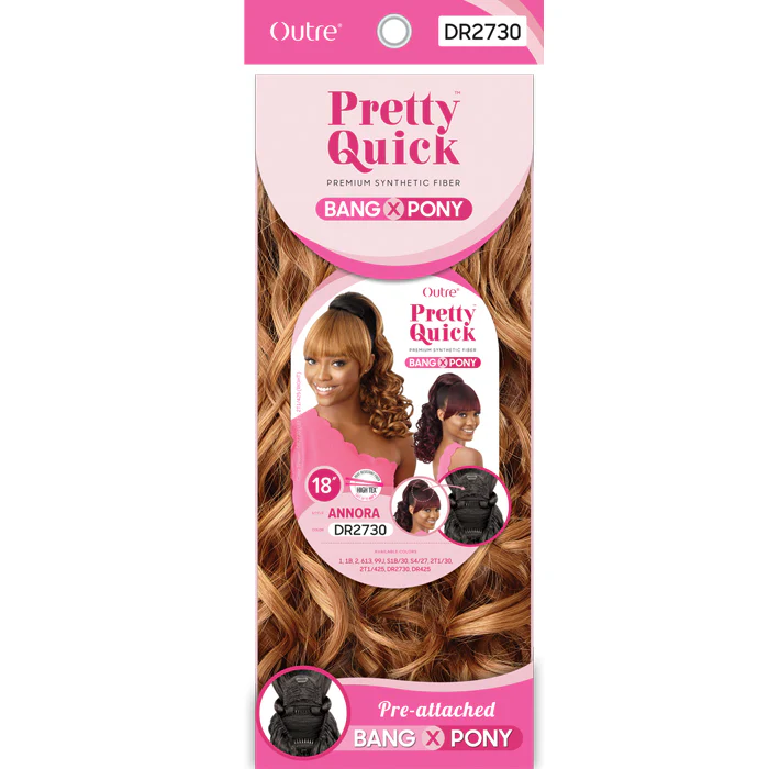 Outre Pretty Quick Bang & Ponytail - ANNORA - Image 6
