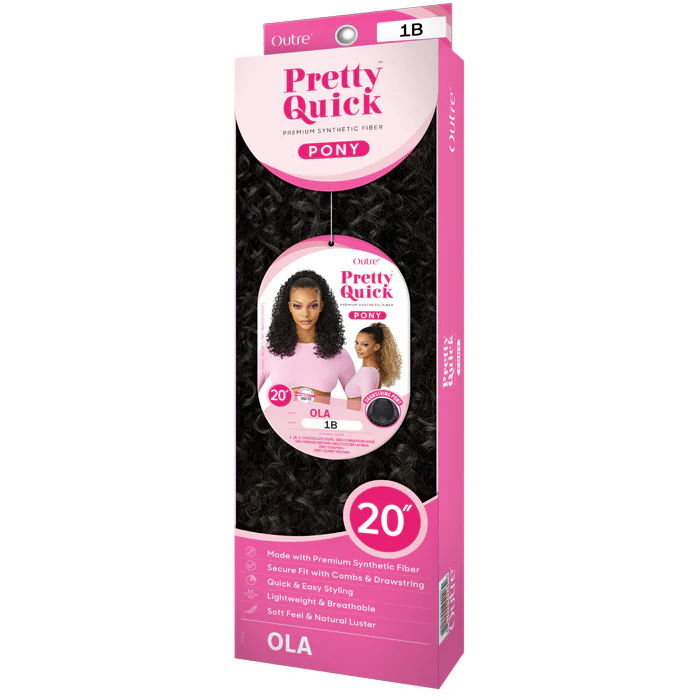 Outre Pretty Quick Drawstring Pony - OLA - Image 5