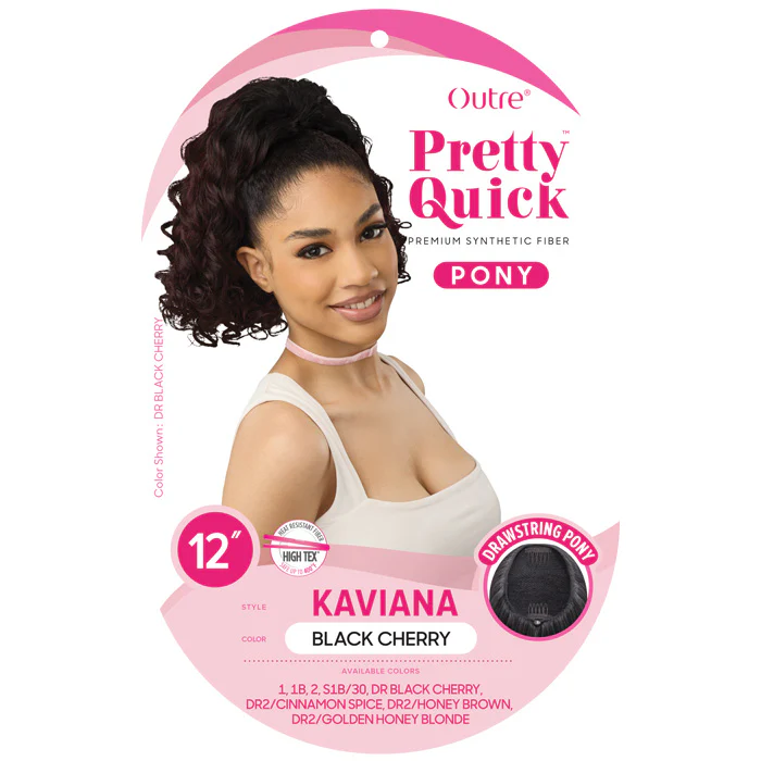 Outre Pretty Quick Drawstring Ponytail - KAVIANA - Image 4