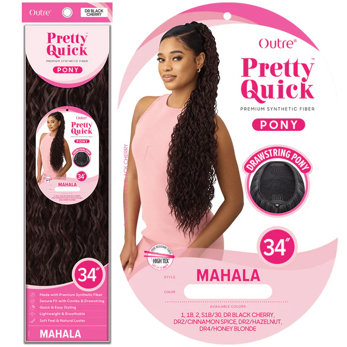 Outre Pretty Quick Drawstring Ponytail - MAHALA - Image 3