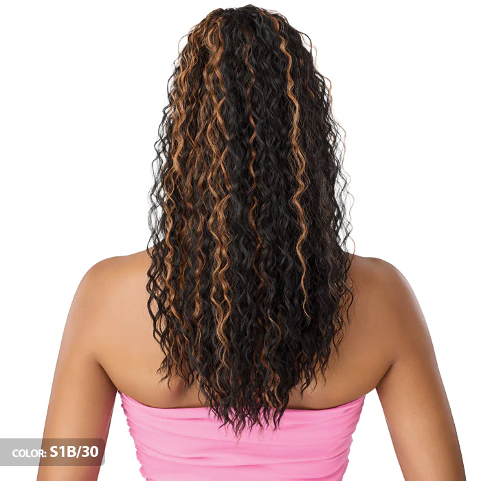 Outre Pretty Quick Drawstring Ponytail - NAY 20" - Image 3