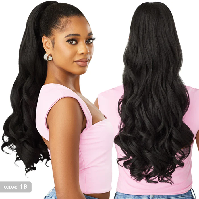 Outre Pretty Quick Neesha Drawstring Ponytail - NEESHA GLAM CURL 24" - Image 2