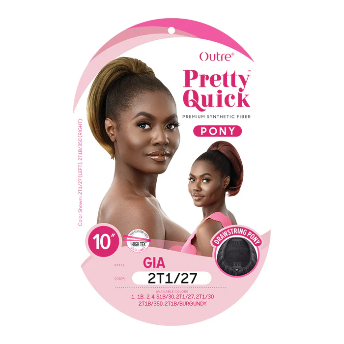 Outre Pretty Quick Pony Drawstring Ponytail - GIA 10" - Image 4