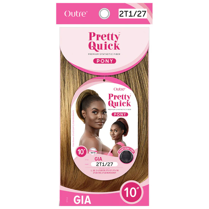 Outre Pretty Quick Pony Drawstring Ponytail - GIA 10" - Image 5