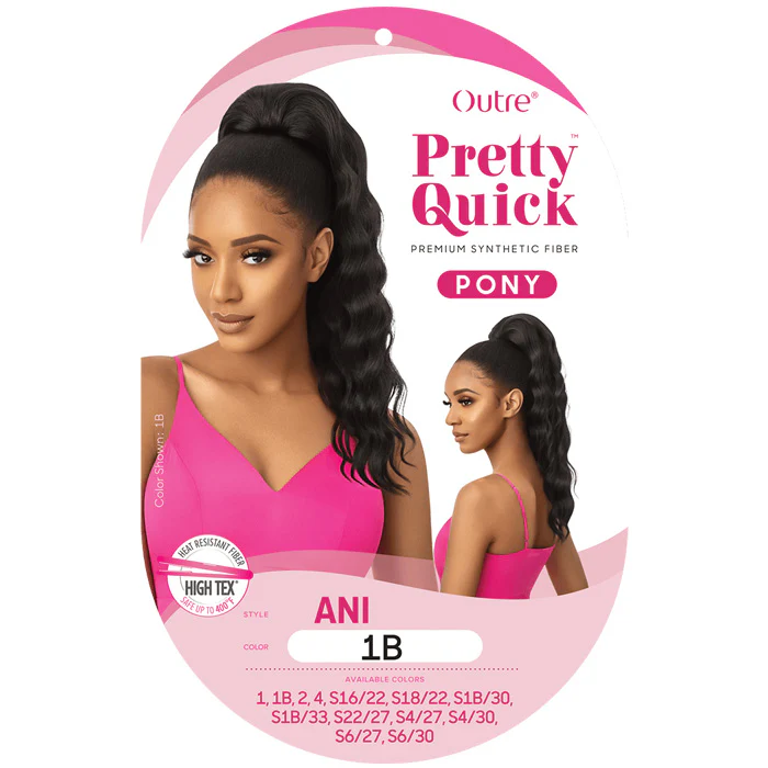 Outre Pretty Quick Drawstring Ponytail - ANI - Image 4