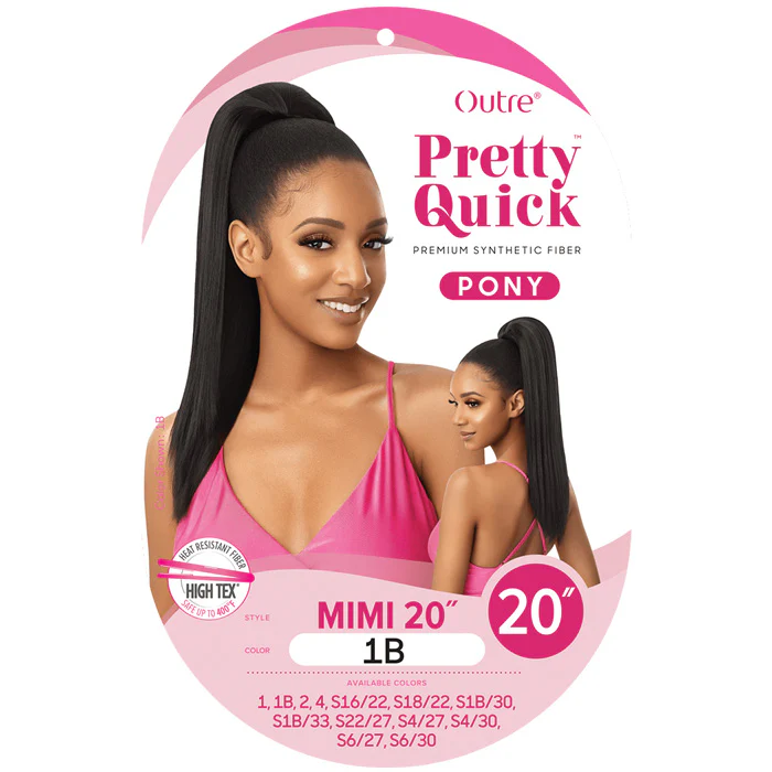 Outre Pretty Quick Drawstring Ponytail - MIMI 20" - Image 4
