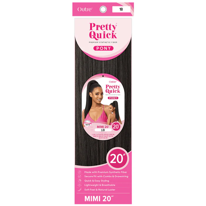 Outre Pretty Quick Drawstring Ponytail - MIMI 20" - Image 5