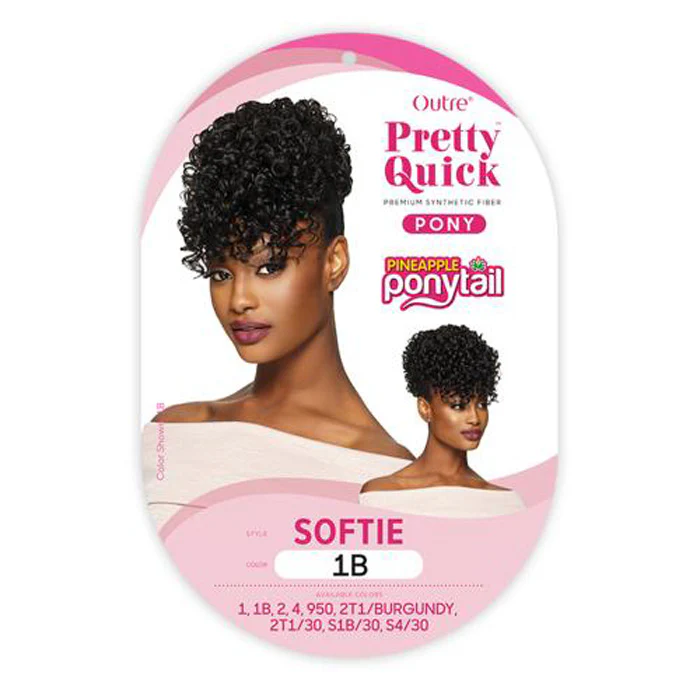 Outre Pretty Quick Pineapple Ponytail - SOFTIE - Image 4