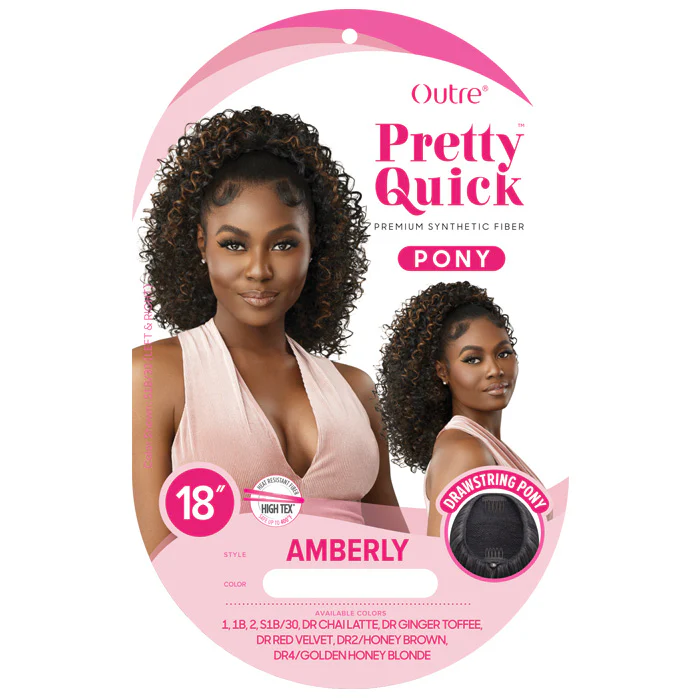 Outre Pretty Quick Drawstring Ponytail - AMBERLY - Image 6