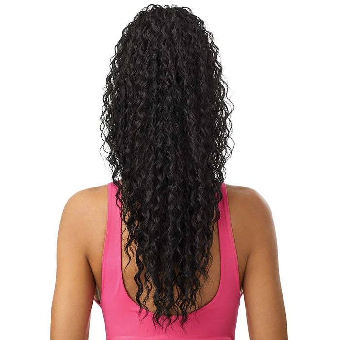 Outre Pretty Quick Wet & Wavy Drawstring Ponytail - DEEP CURL 24" - Image 4